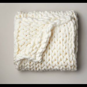 COPY - Handmade chunky cozy warm blanket throw